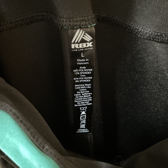 RBX Activewear Yoga Pants Women’s Leggings Training Exercise, Large - Picture 5 of 6